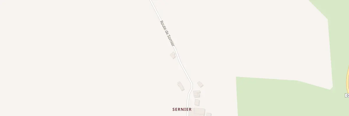 Plan du 1020 Rte de Sornier à Desingy