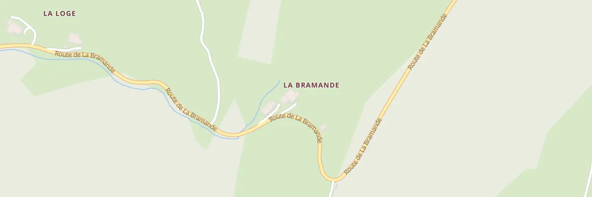 Plan du 5037 La Bramande à Bellecombe