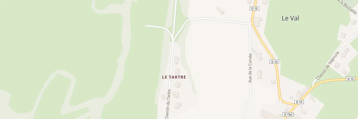 Plan du 10 Le Tartre au Val