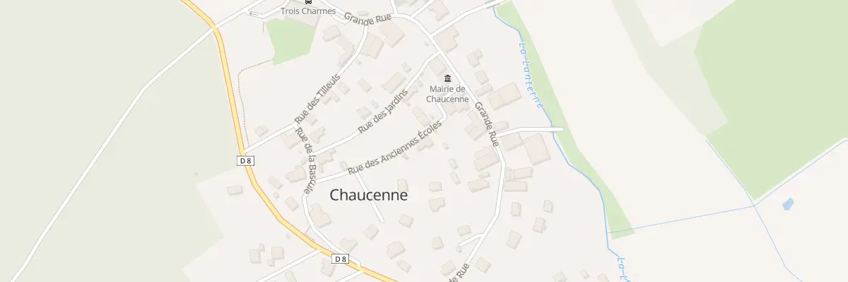 Plan du 3B Rue des Anciennes Ecoles à Chaucenne