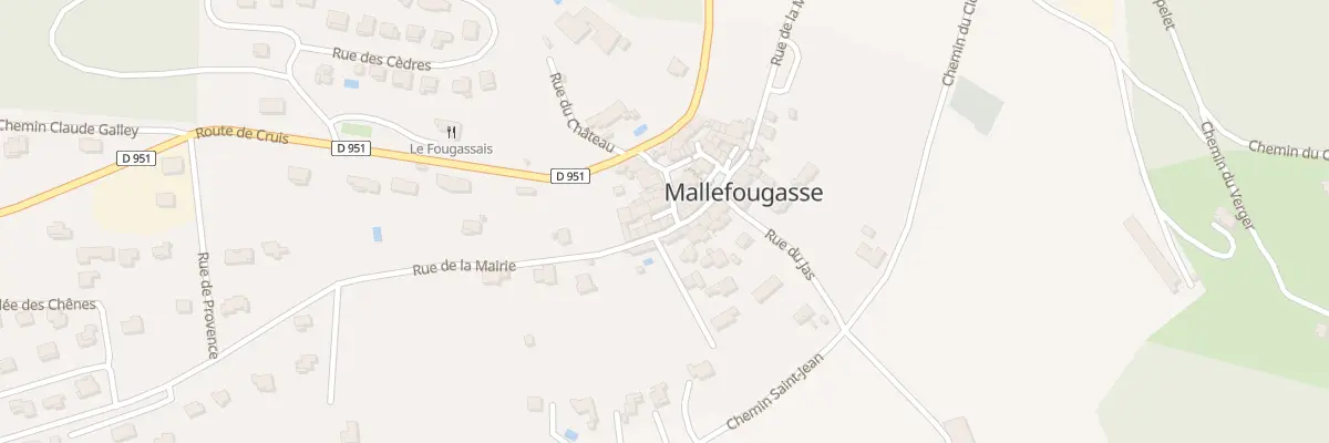 Plan du 12 Le Village à Mallefougasse-Augès