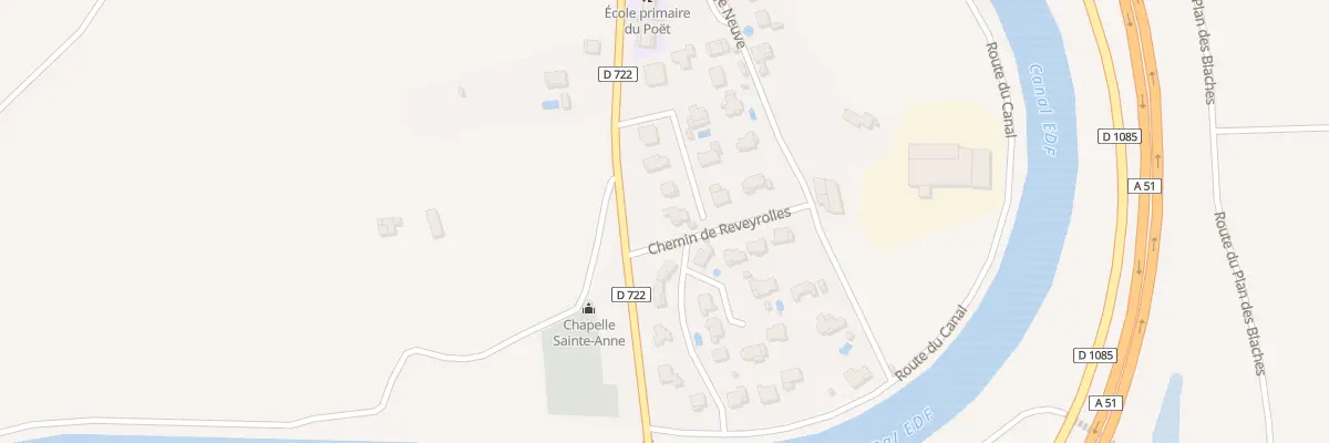 Plan du 8 Lot Les Clarines au Poët