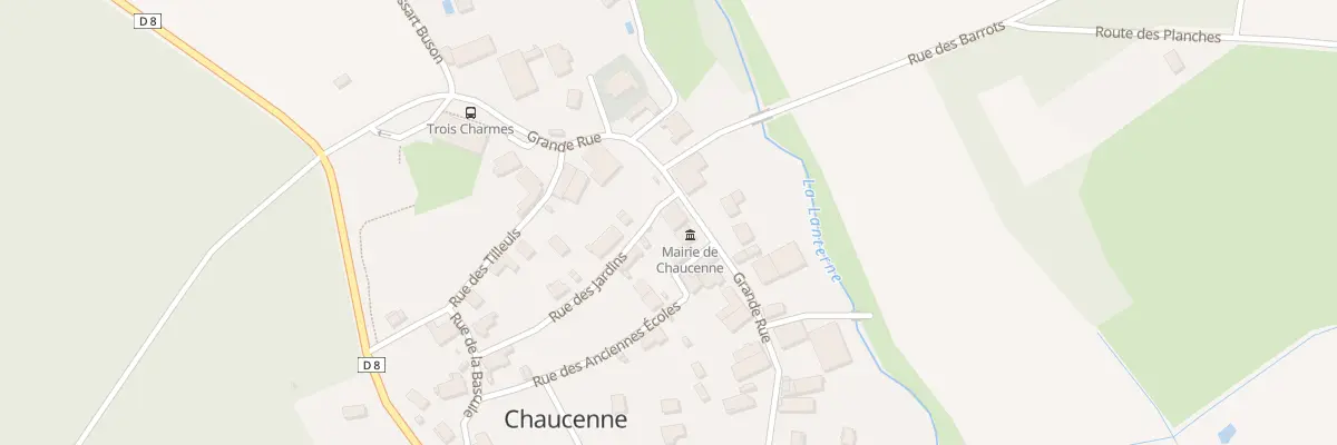 Plan du 23 Gr Grande Rue à Chaucenne