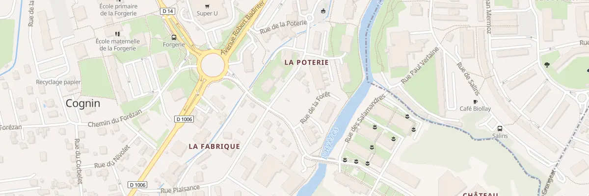 Plan du 11 Rue de la forêt à Cognin