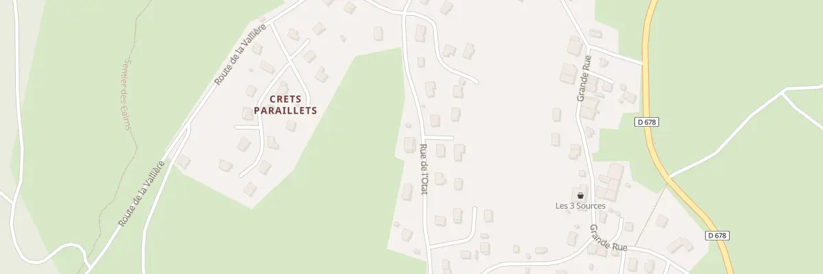 Plan du 8 Rue de l’Otat à La Chaux-du-Dombief