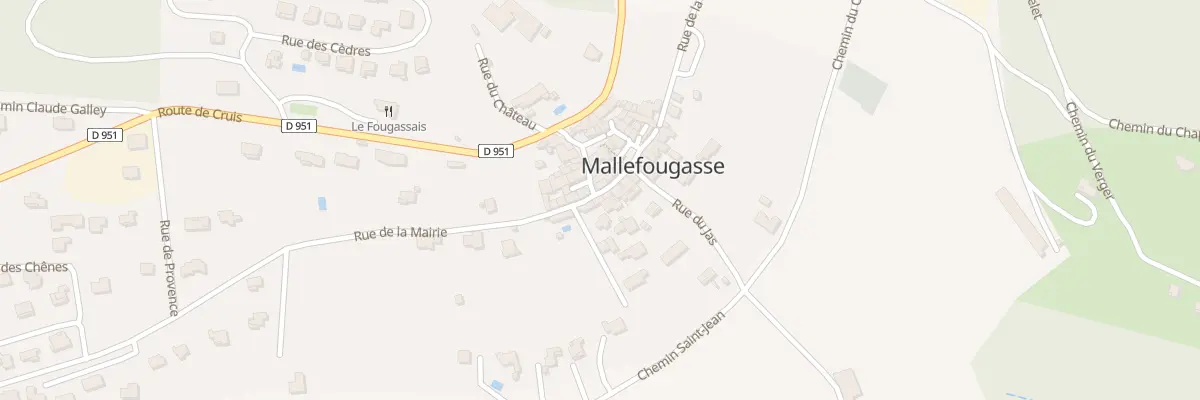 Plan du 7061 Le Village à Mallefougasse-Augès
