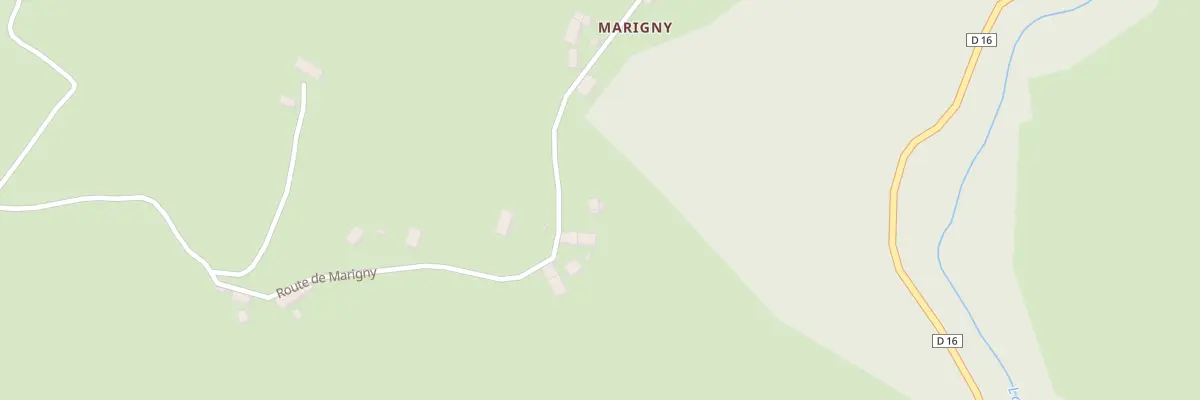 Plan du 323 Rte de Marigny à Massingy