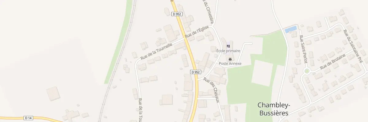 Plan du 22 Rue de la Gare à Chambley-Bussières
