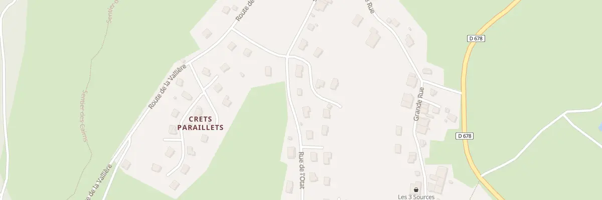 Plan du 1 Rue de l’Otat à La Chaux-du-Dombief