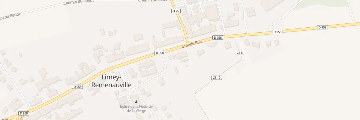 Plan du 12 Gr Grand’Rue à Limey-Remenauville