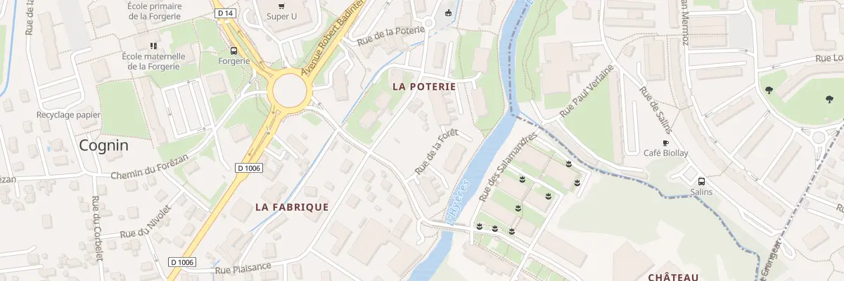 Plan du 13 Rue de la forêt à Cognin