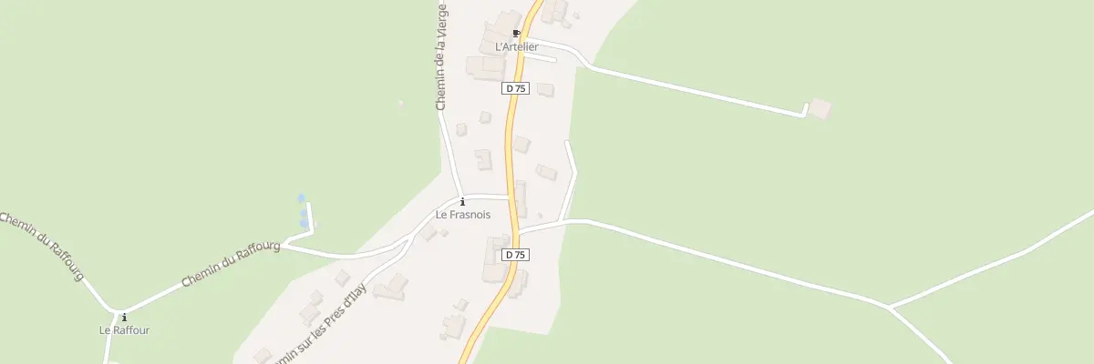 Plan du 73 Rte des Lacs au Frasnois