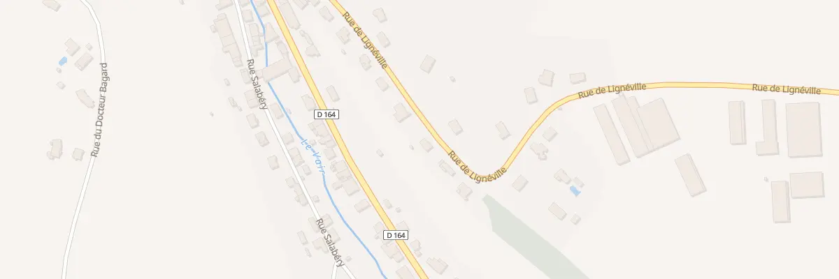 Plan du 334 Rue de Lignéville à Contrexéville