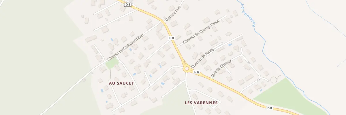 Plan du 1 Gr Grande Rue à Chaucenne