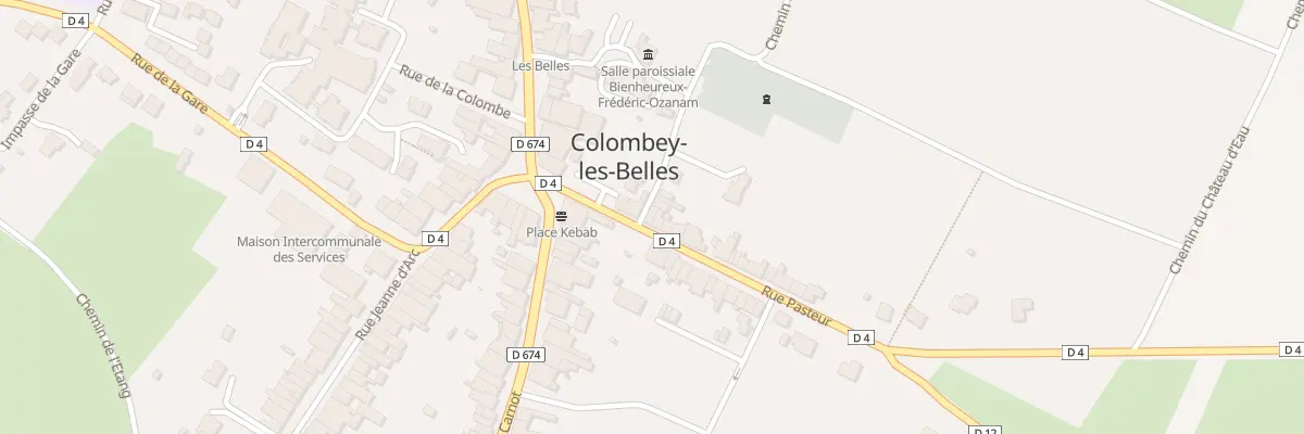 Plan du 1 Che de la Plante à Colombey-les-Belles