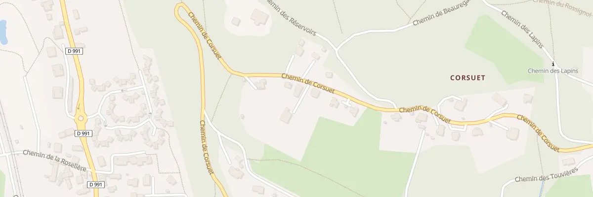 Plan du 104B Che de Corsuet à Aix-les-Bains
