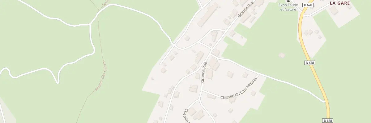 Plan du 4 Rte de la Vallière à La Chaux-du-Dombief