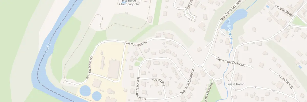 Plan du 5019 Rue de la Londaine à Champagnole