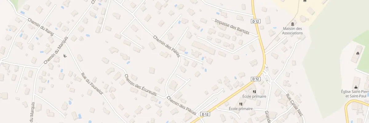 Plan du 6E Che des Pièces à Grandfontaine