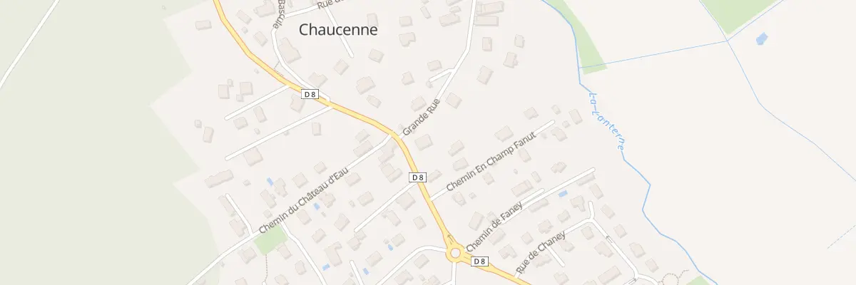 Plan du 8 Rue de Besancon à Chaucenne