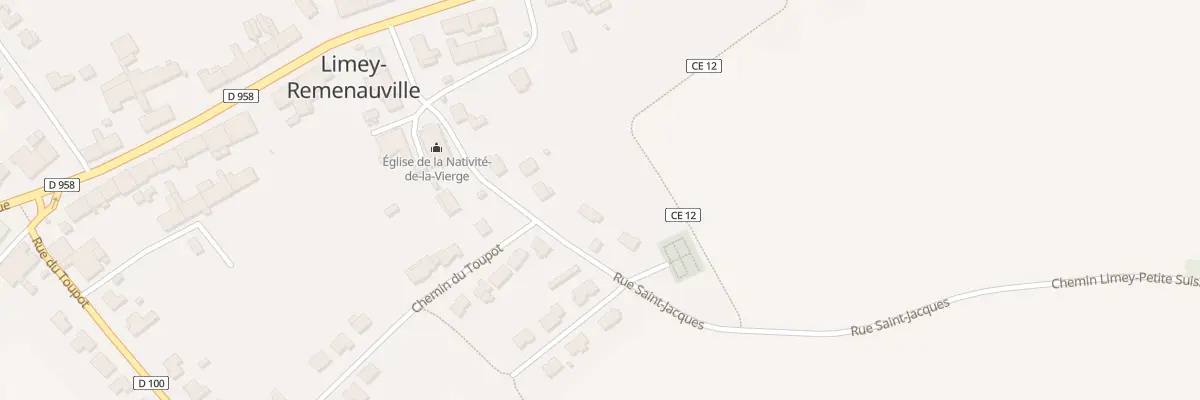 Plan du 6 Rue Saint-jacques à Limey-Remenauville