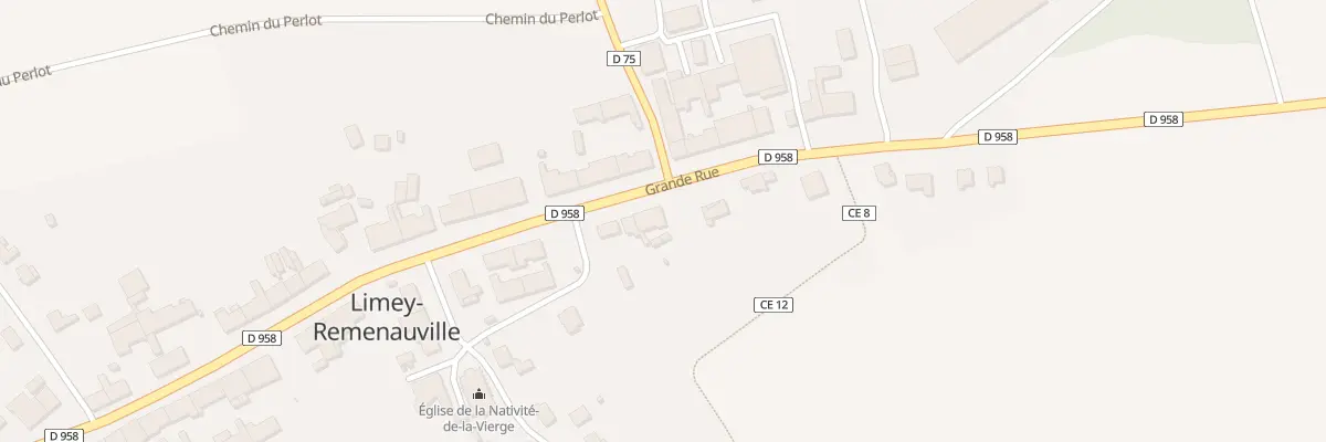 Plan du 10 Gr Grand’Rue à Limey-Remenauville