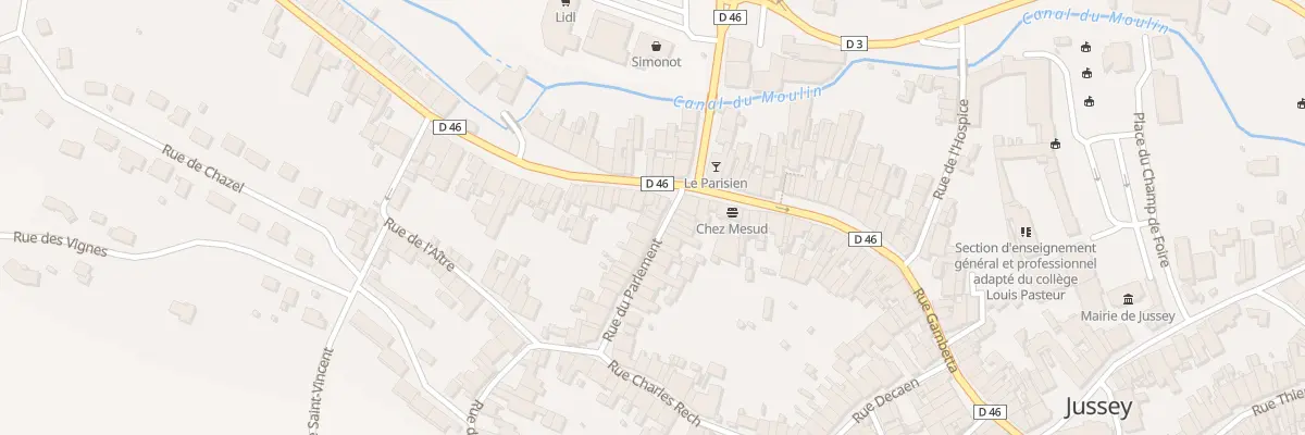 Plan du 4 Rue du Parlement à Jussey