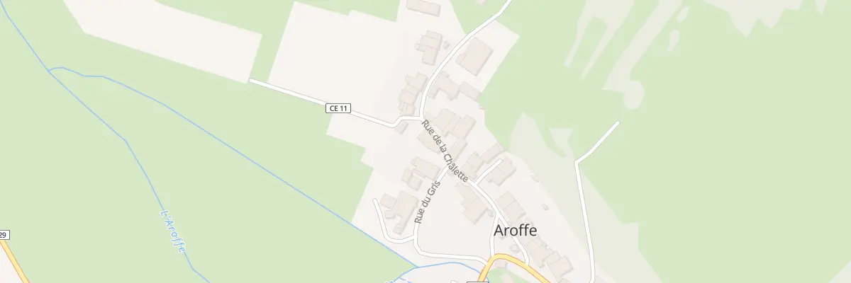 Plan du 1 Rue de la Châlete à Aroffe