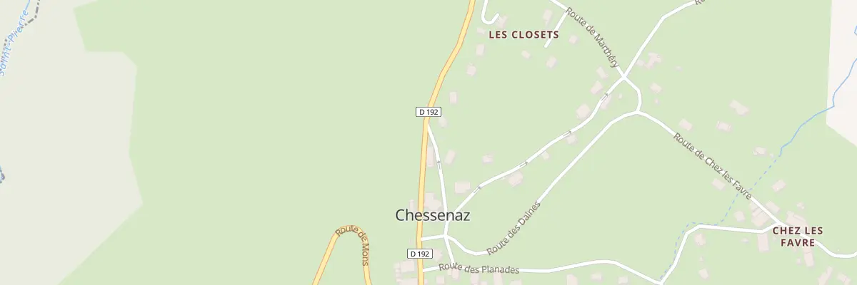 Plan du 5039 Chessenaz à Chessenaz