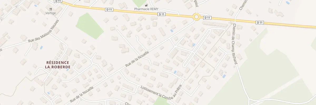 Plan du 18 Rue de la Nouelle à Chemaudin et Vaux