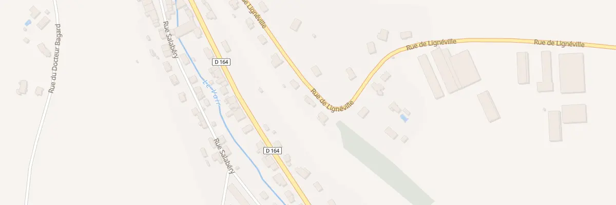 Plan du 372 Rue de Lignéville à Contrexéville