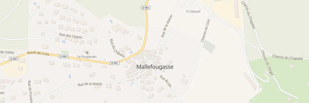 Plan du 28 Le Village à Mallefougasse-Augès