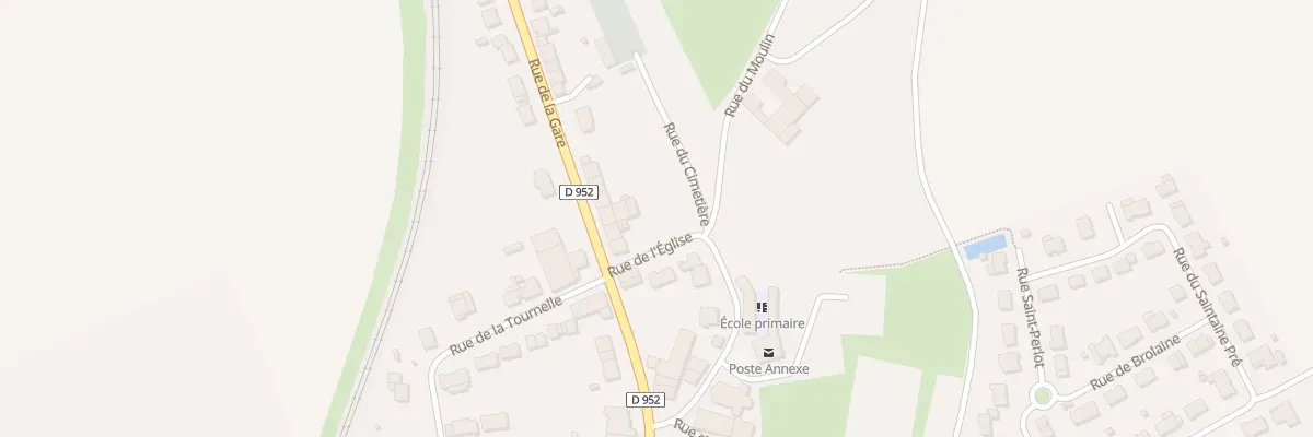 Plan du 21 Rue de la Gare à Chambley-Bussières