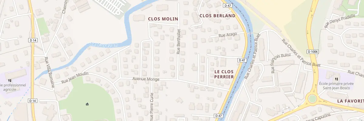 Plan du 4 Rue berthollet à Cognin