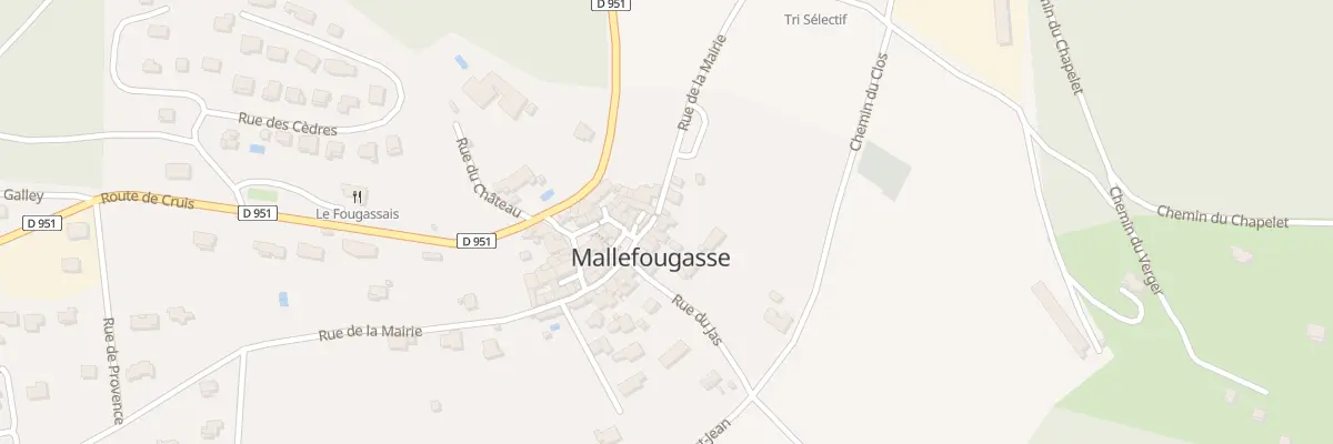 Plan du 27 Le Village à Mallefougasse-Augès