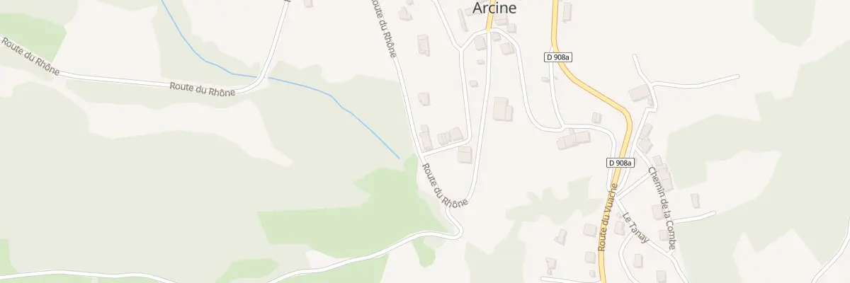 Plan du 5033 Arcine à Clarafond-Arcine