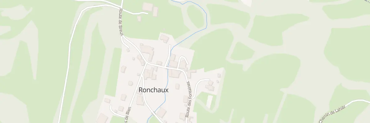 Plan du 3 Rte des Fontaines à Ronchaux