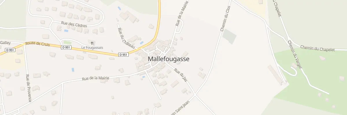 Plan du 7101 Le Village à Mallefougasse-Augès