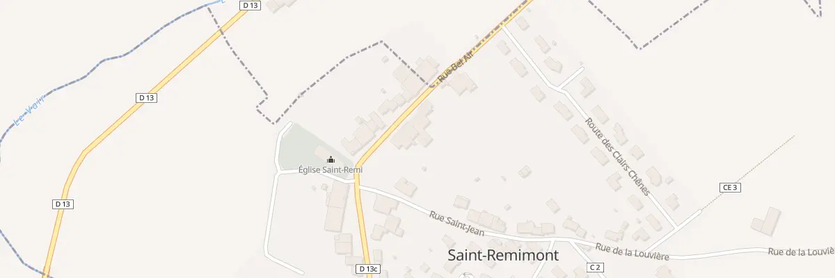 Plan du 80 Rue Bel Air à Saint-Remimont
