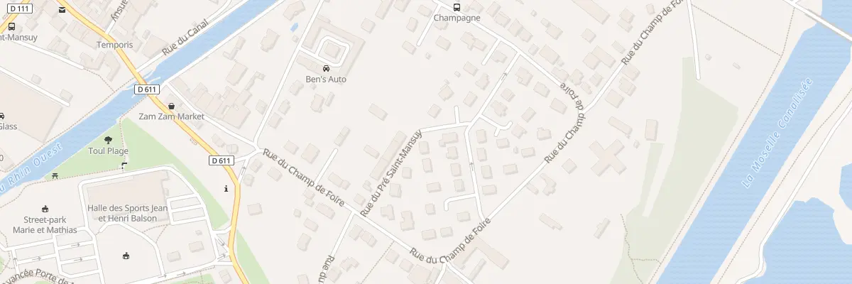 Plan du 24 Rue du Pre St Mansuy à Toul