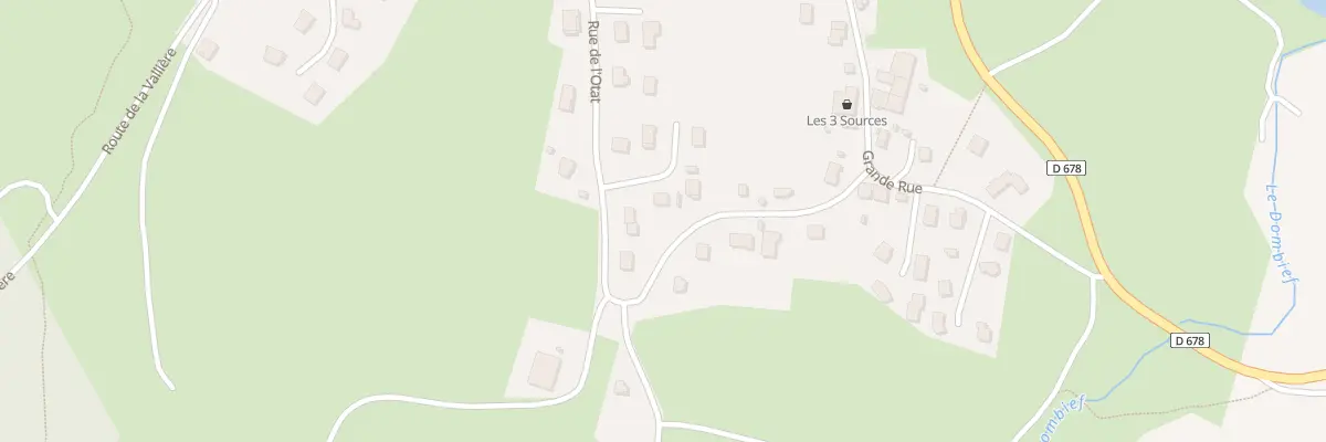 Plan du 2 All des Narcisses à La Chaux-du-Dombief