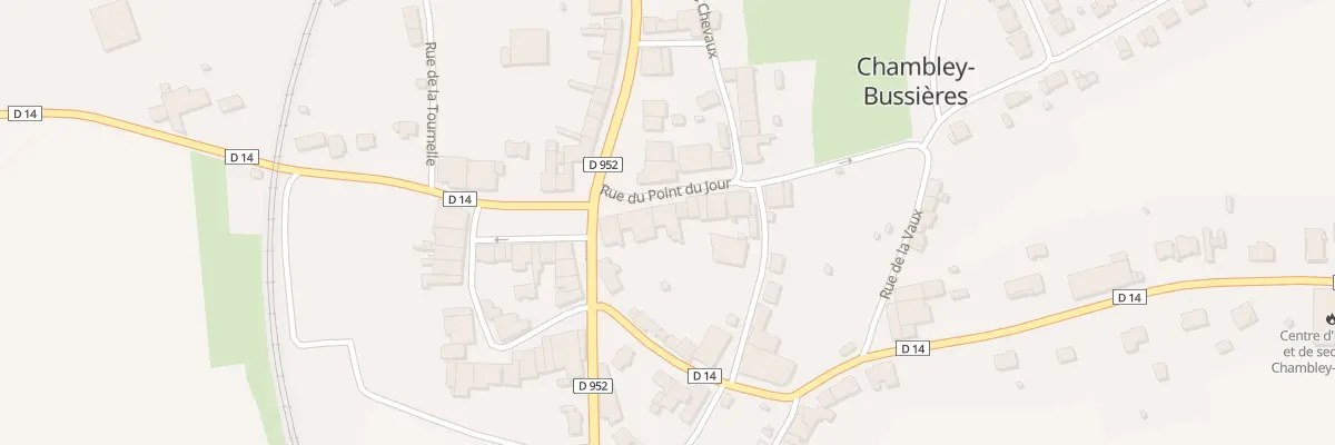 Plan du 3 Rue du Point du Jour à Chambley-Bussières