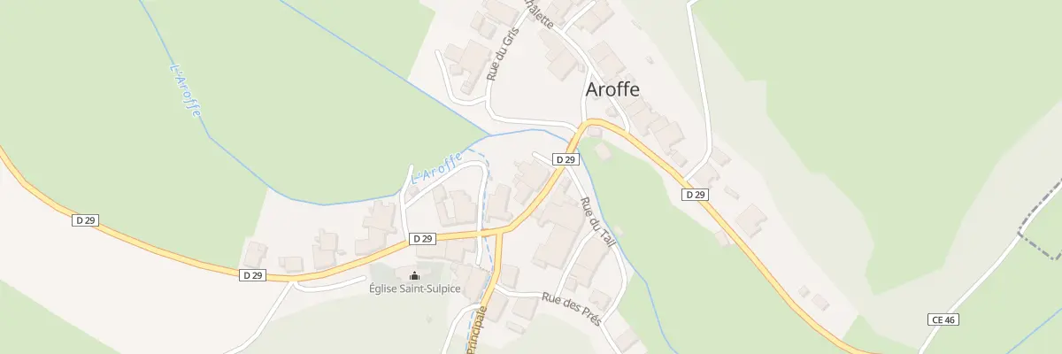 Plan du 12 Rue Principale à Aroffe