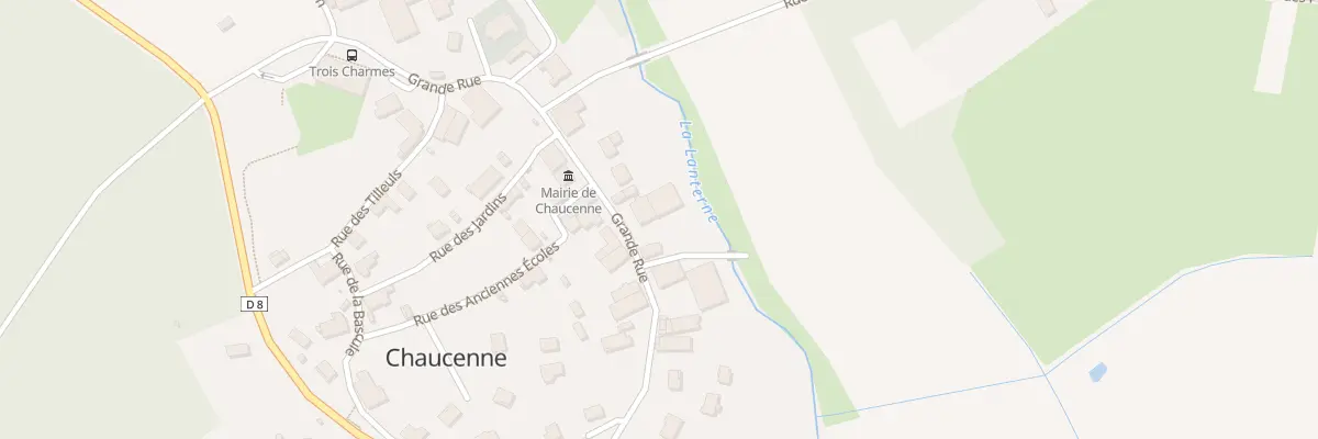 Plan du 16 Gr Grande Rue à Chaucenne