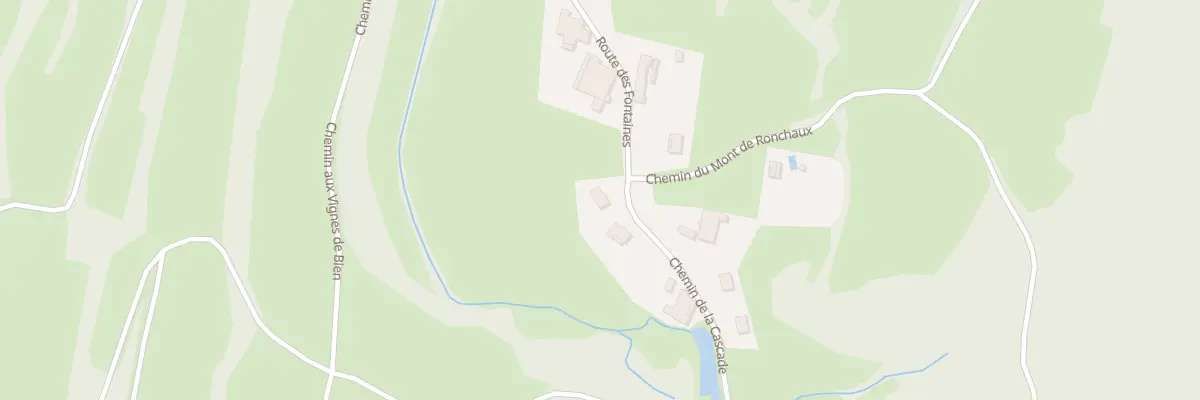 Plan du 24 Rte des Fontaines à Ronchaux
