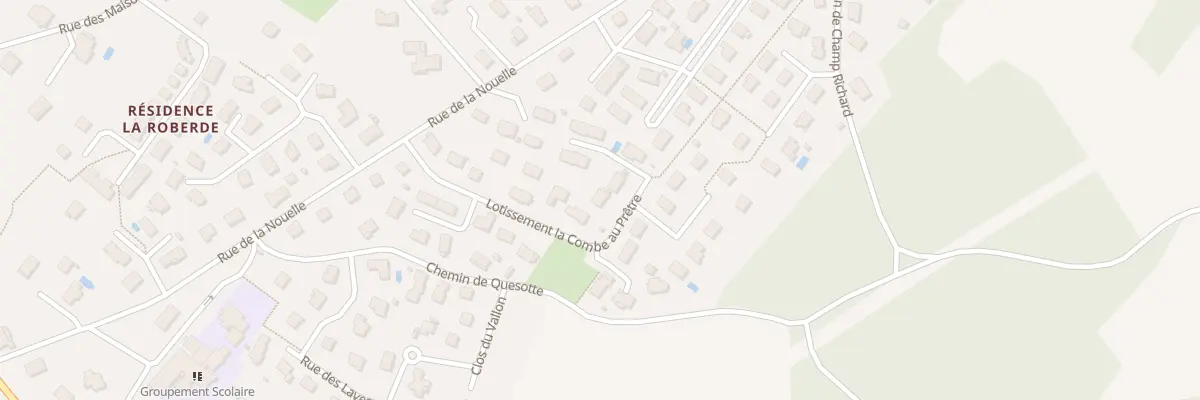 Plan du 9 Lot la Combe au Pretre à Chemaudin et Vaux