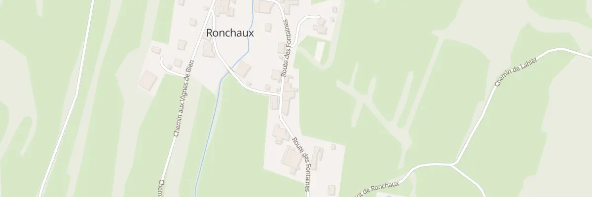 Plan du 13 Rte des Fontaines à Ronchaux