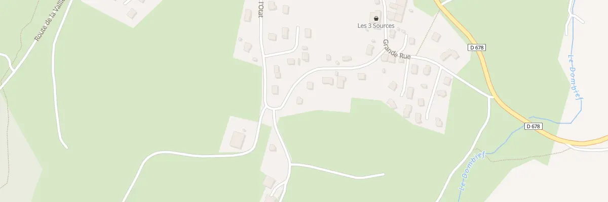 Plan du 18 Rue de l’Otat à La Chaux-du-Dombief