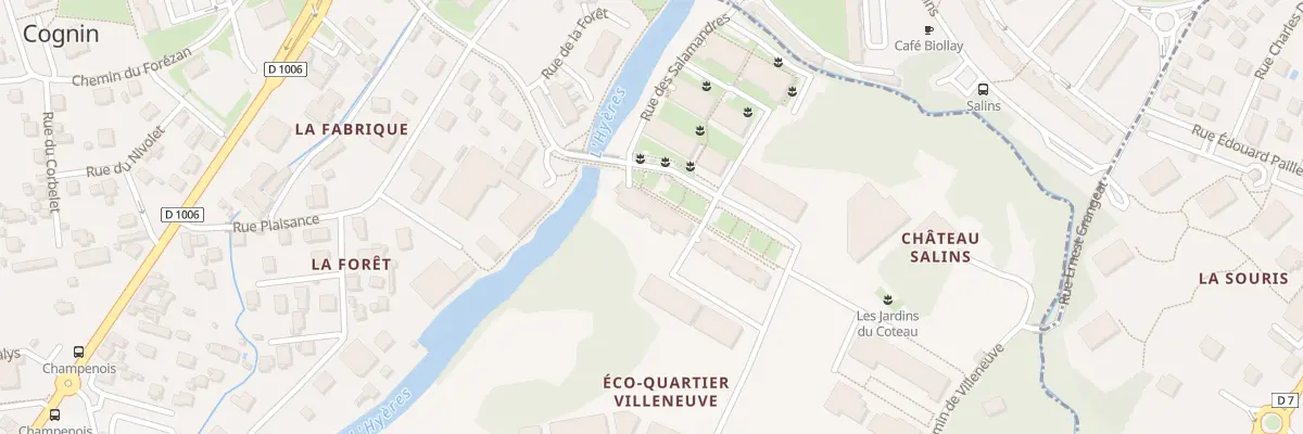 Plan du 260 Rue de la forêt à Cognin