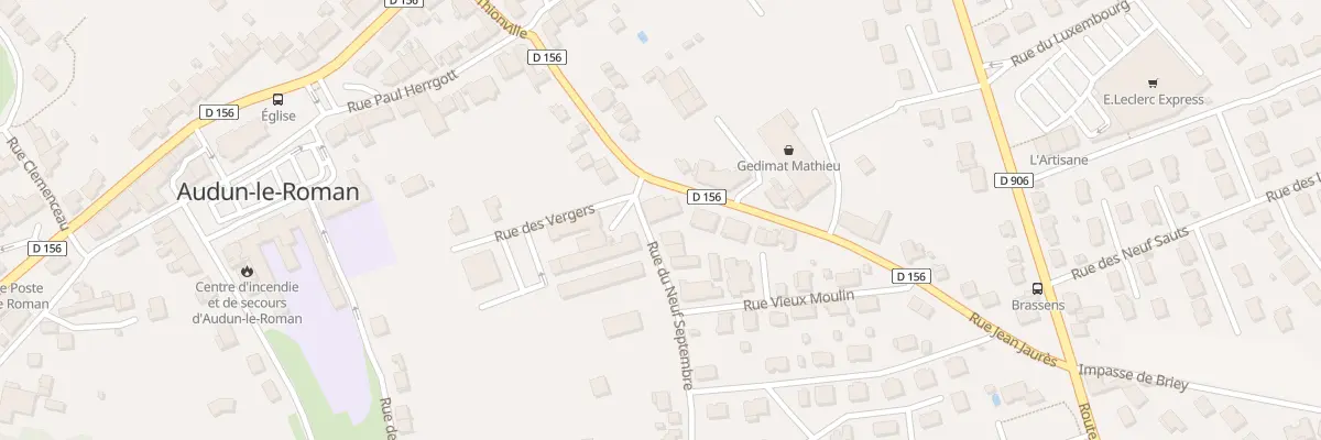 Plan du 1 Rue du Neuf Septembre à Audun-le-Roman